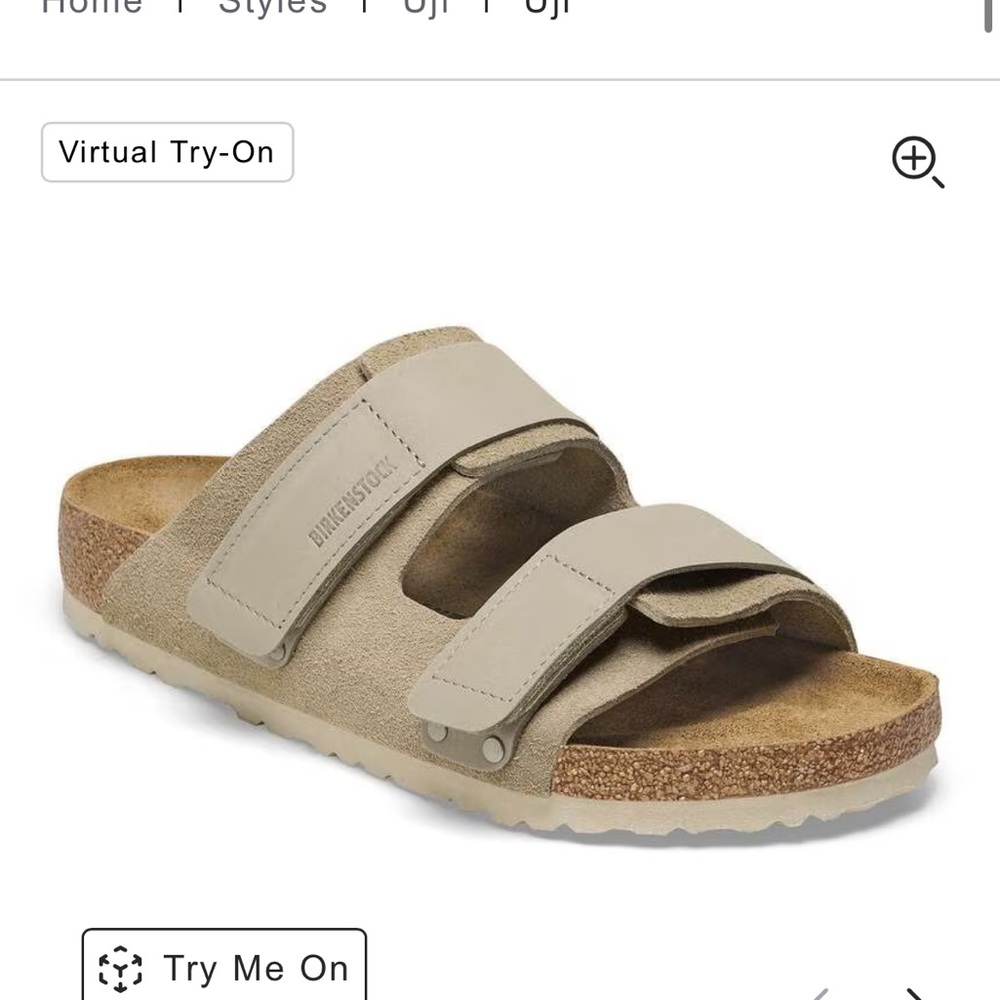 Birkenstock Uji Nubuck - Suede Leather Taupe